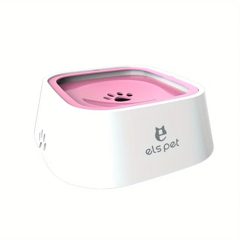 Petorao No-Spill Slow Water Bowl — Anti-Splash Dog Water Feeder Dish