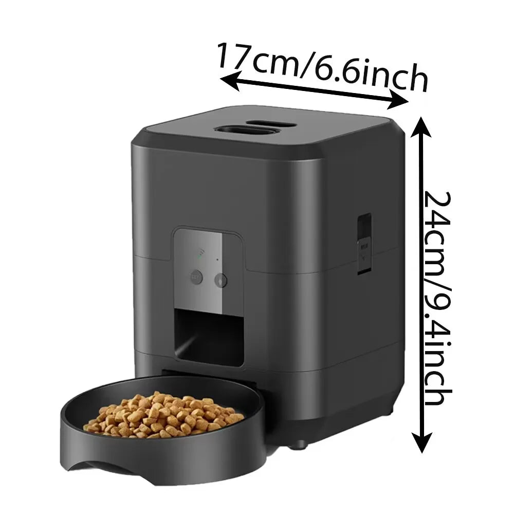 Petorao Smart WiFi Pet Feeder — Automatic, 2L with Camera & Timer