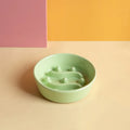Petorao Ceramic Slow Feeder Bowl — Anti-Choking Spill-Proof Pet Food Bowl for Cats & Dogs