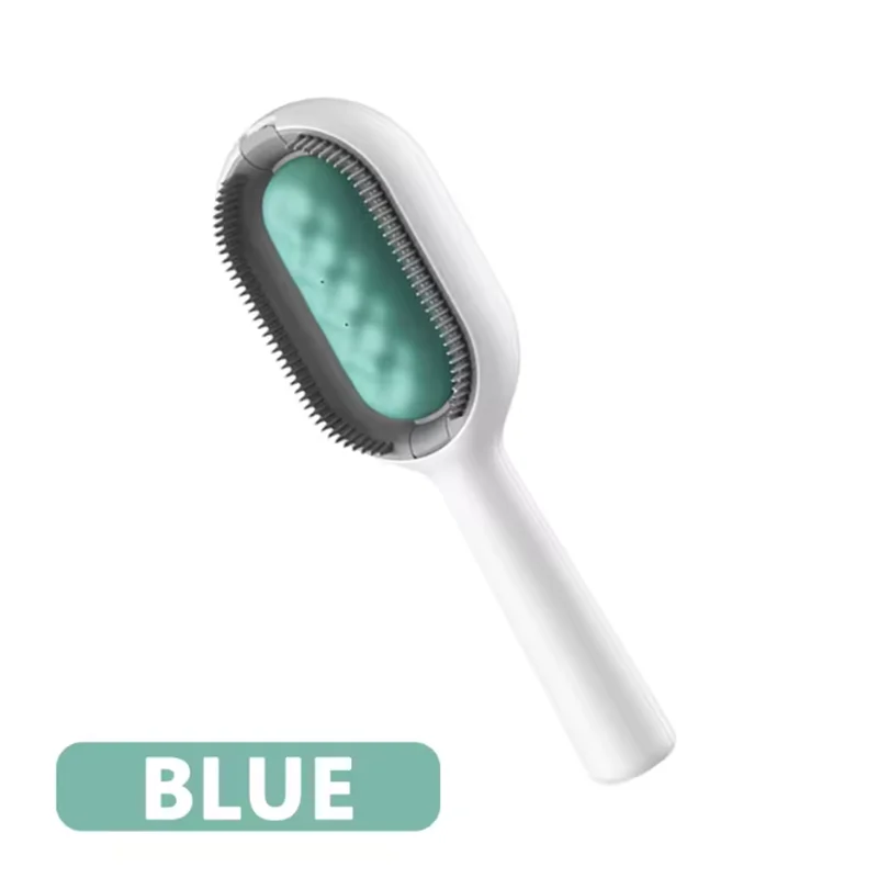 3-in-1 Cat Brush Long Hair Remover Brush for Dog Cat Silicone Pet Grooming Comb with Wipe and Water Tank Pet Product Accessories