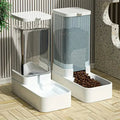 Petorao Gravity Pet Feeder & Water Dispenser Set — Automatic 2-in-1 for Cats & Dogs